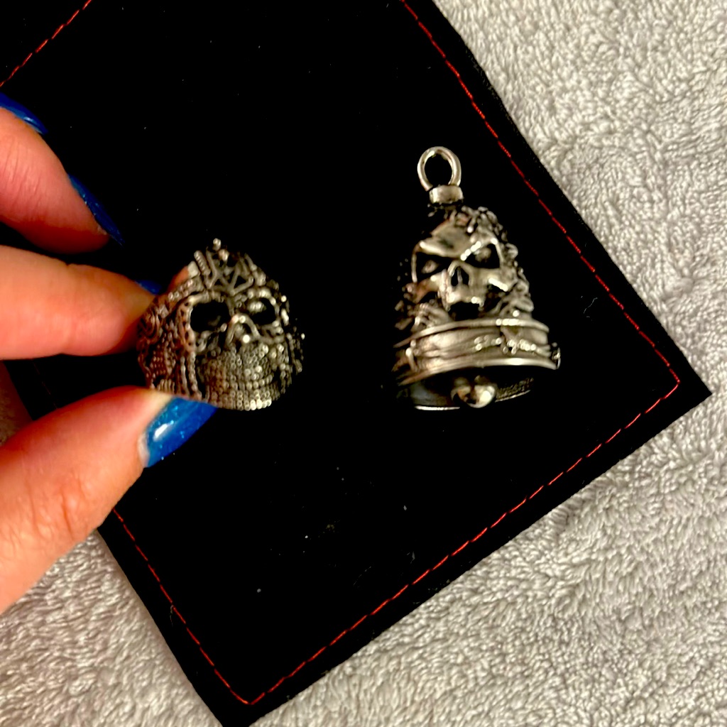 Brand New Men’s Biker Ring With Matching Ride Bell